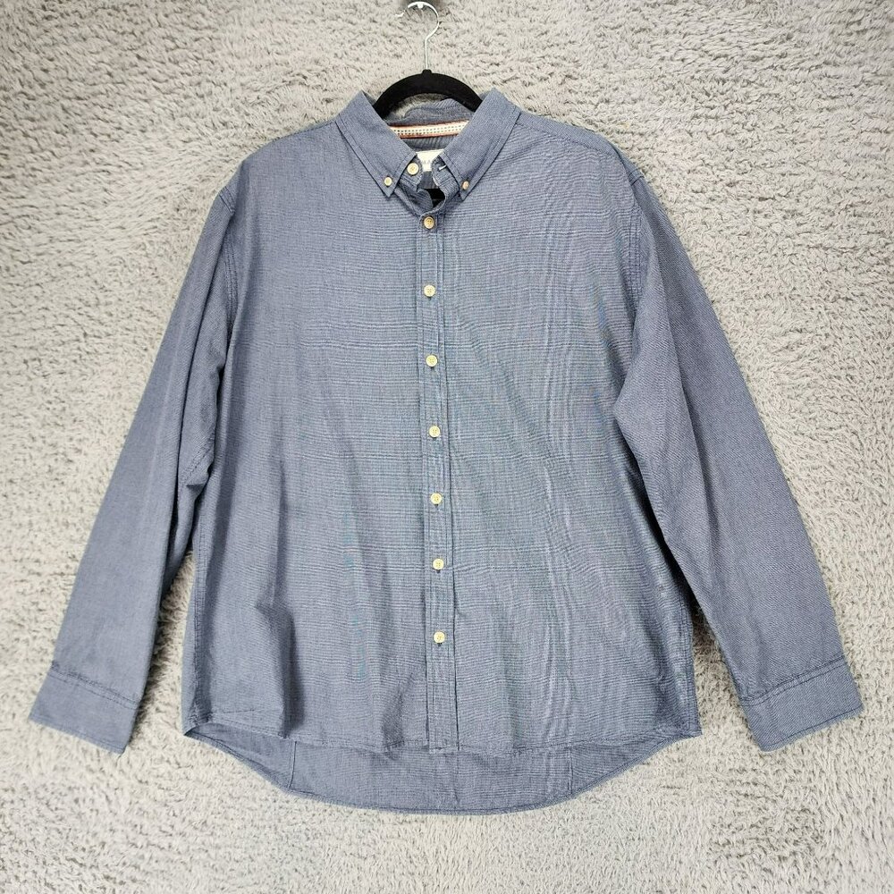 Normal Brand Shirt Mens XL Blue Long Sleeve Button Up